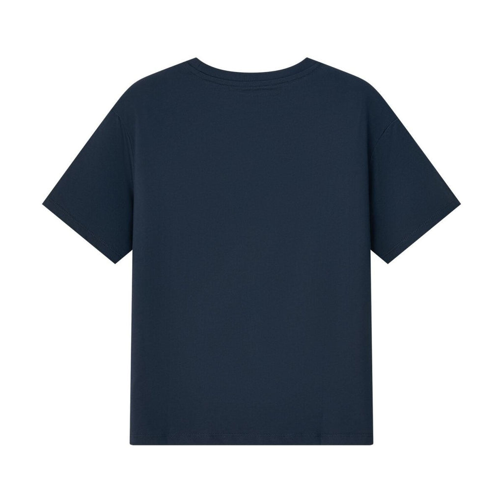 Giordano Women's Boyfriend Fit Cotton Jersey Crew Neck Wws Print Tee - Premium Print Tee