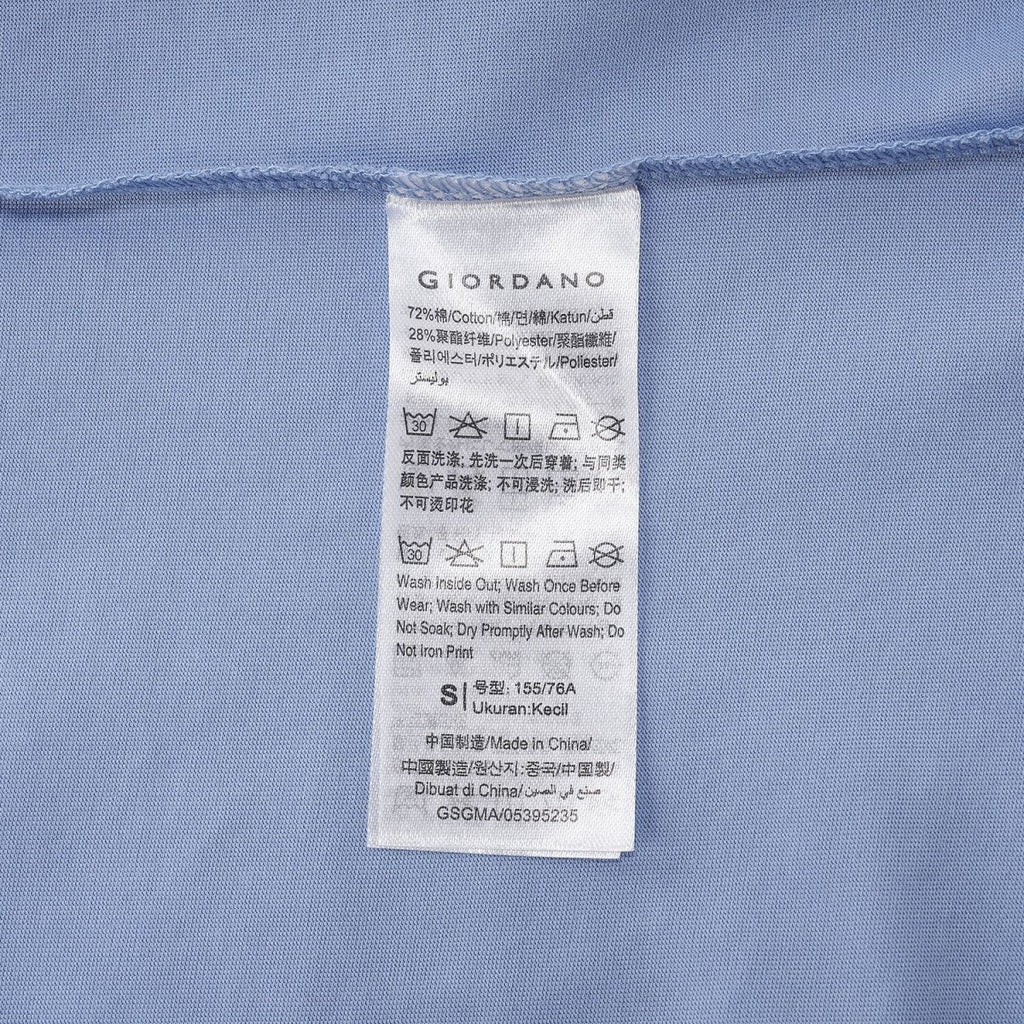 Women's Boyfriend Fit Cotton - Polyester Crew Neck Print Tee S - Shop Giordano