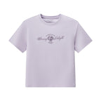Giordano Women's Boyfriend Fit Cotton-Polyester Crew Neck Print Tee - Premium Print Tee