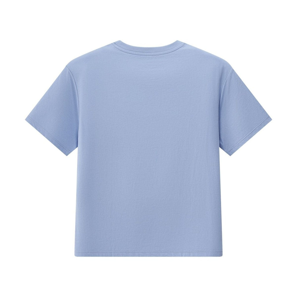 Women's Boyfriend Fit Cotton - Polyester Crew Neck Print Tee S - Shop Giordano