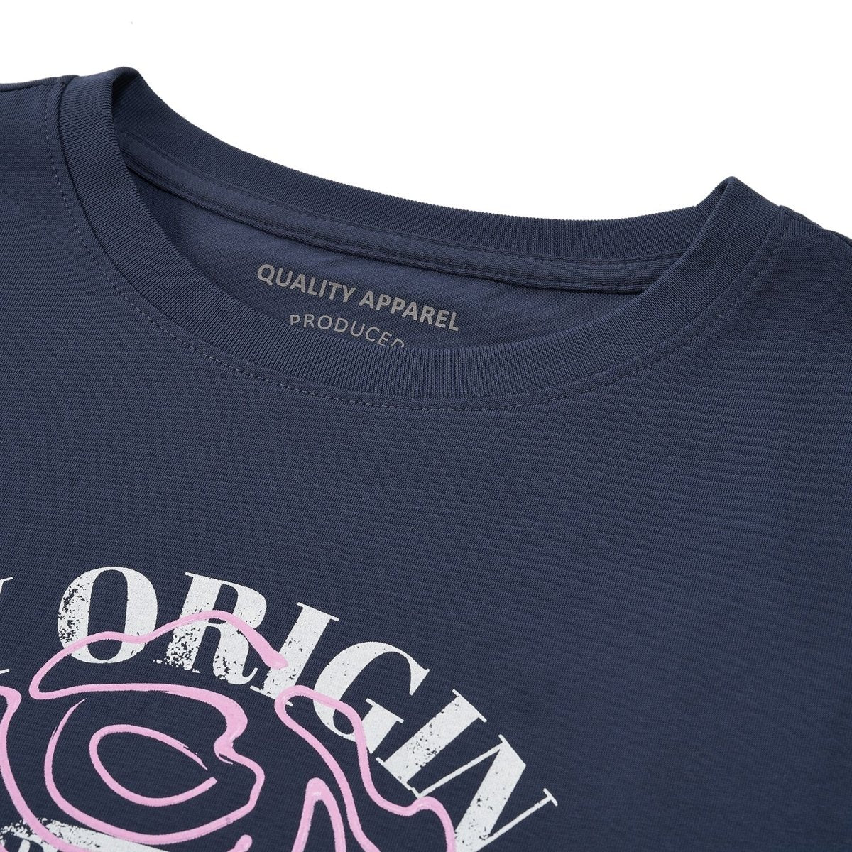 Women's Boyfriend Fit Cotton - Polyester Crew Neck Print Tee - Giordano