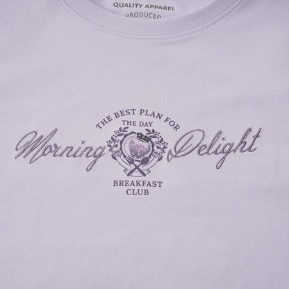 Women's Boyfriend Fit Cotton - Polyester Crew Neck Print Tee - Giordano