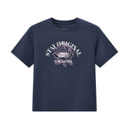 Women's Boyfriend Fit Cotton - Polyester Crew Neck Print Tee S - Shop Giordano