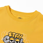 Women's Boyfriend Fit Cotton - Polyester Crew Neck Print Tee | Minion Collection S - Shop Giordano