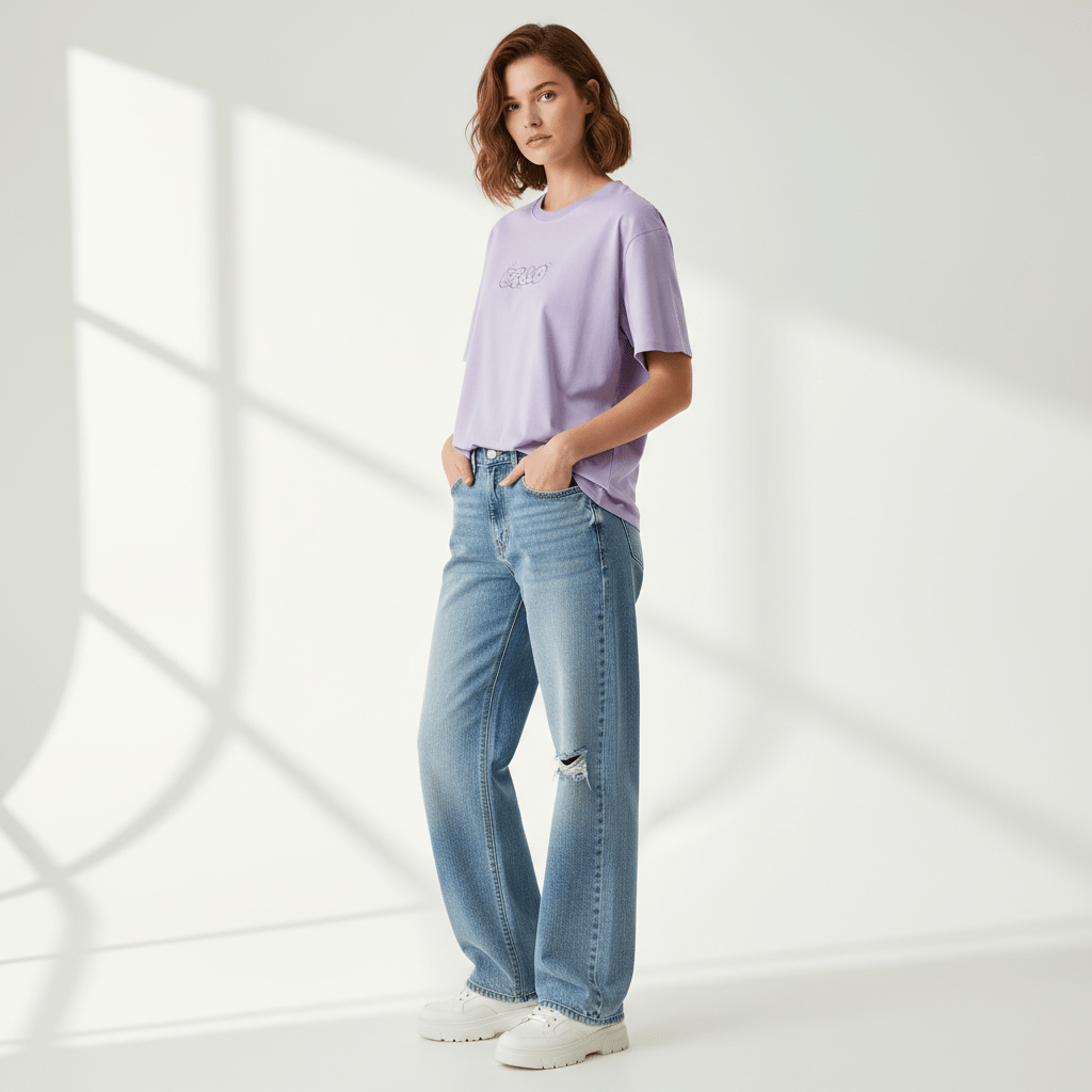 Women's Boyfriend Fit Cotton - Polyester Crew Neck Print Tee | Minion Collection S - Shop Giordano