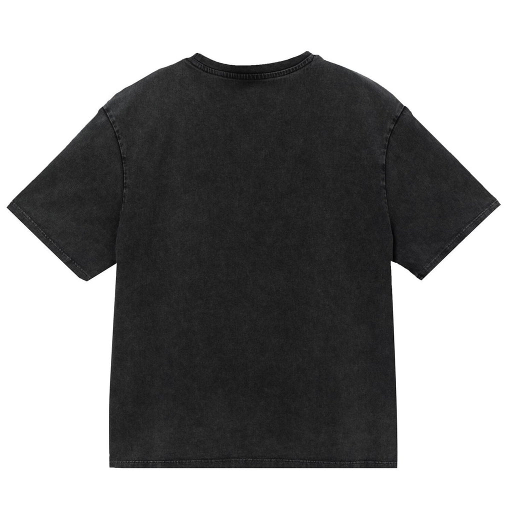 Women's Boyfriend Fit Cotton Tee - Washed Giordano Print S - Shop Giordano