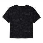 Women's Boyfriend Fit Crew Neck All - Over Print Tee | Minion Collection S - Shop Giordano