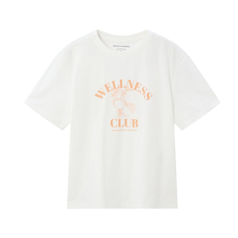 Giordano Women's Boyfriend Fit Printed Crew Neck Tee - Premium Print Tee