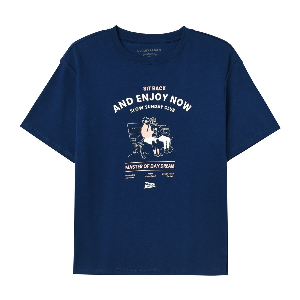 Women's City Wander Printed Tee – Boyfriend Fit Crew Neck - Giordano