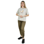 Women's City Wander Printed Tee | Boyfriend Fit Crew Neck S - Shop Giordano