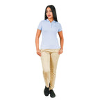 Women's Classic Cotton Pique Polo - Slim Fit, Embroidered Detail S - Shop Giordano
