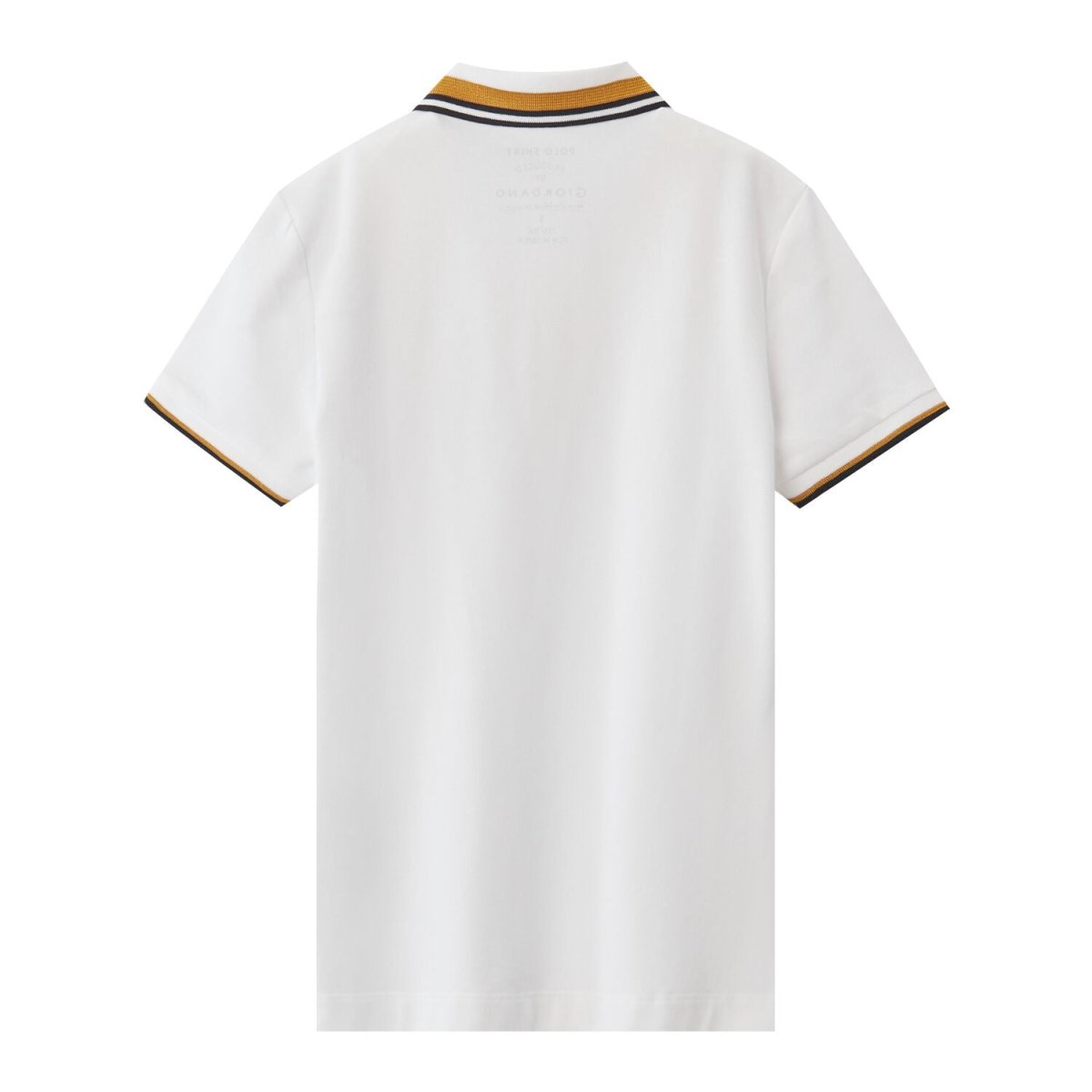 Women's Classic Cotton Pique Polo - Slim Fit, Embroidered Detail - Giordano