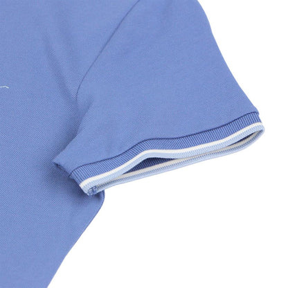 Women's Classic Cotton Pique Polo - Slim Fit, Embroidered Detail - Giordano