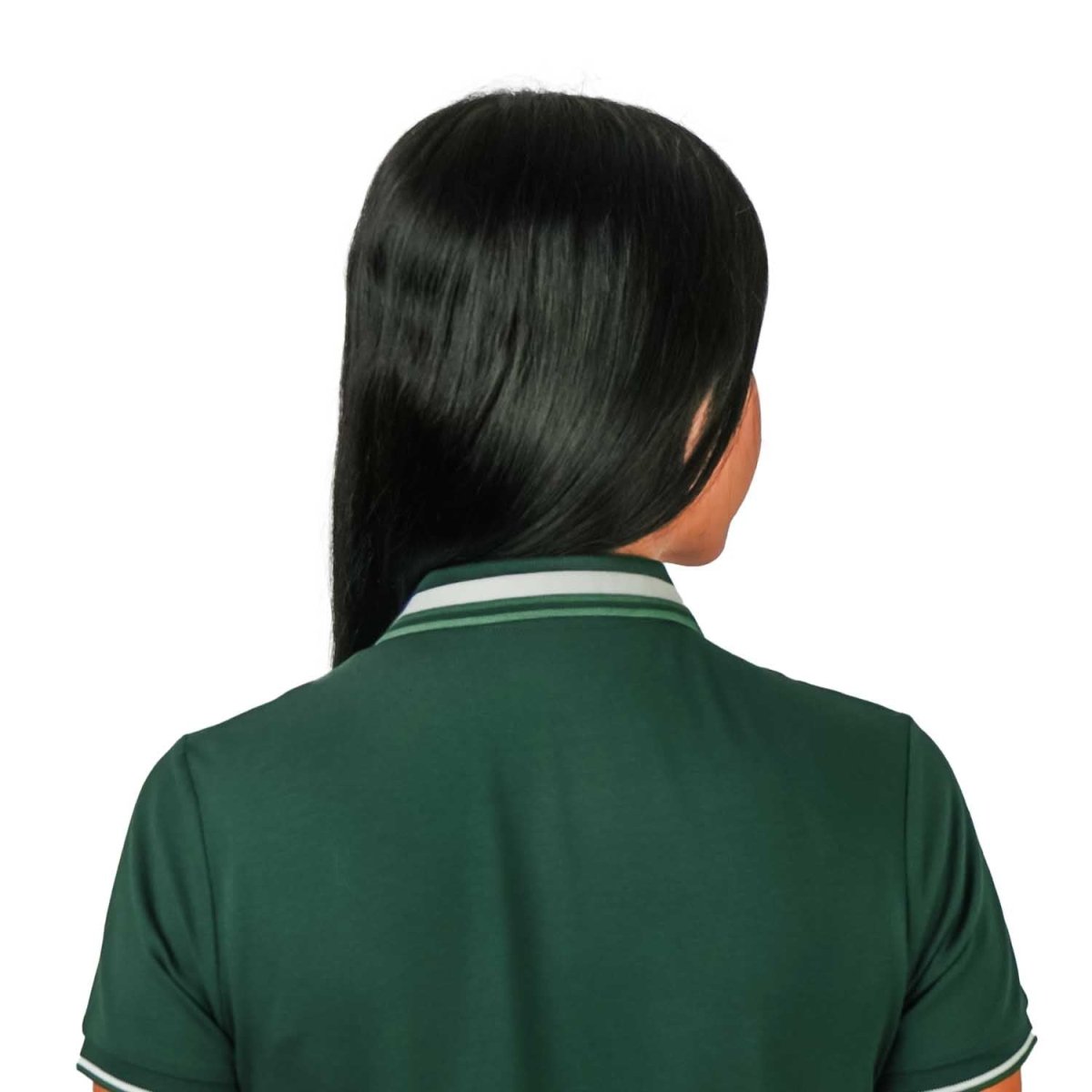 Women's Classic Cotton Pique Polo - Slim Fit, Embroidered Detail - Giordano
