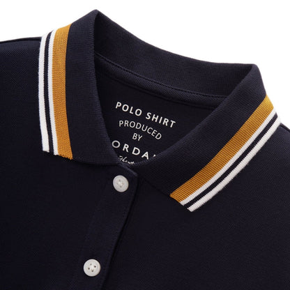 Women's Classic Cotton Pique Polo - Slim Fit, Embroidered Detail - Giordano