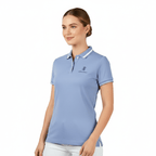 Women's Classic Cotton Pique Polo - Slim Fit, Embroidered Detail S - Shop Giordano