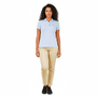 Women's Classic Cotton Pique Polo - Slim Fit, Embroidered Detail S - Shop Giordano