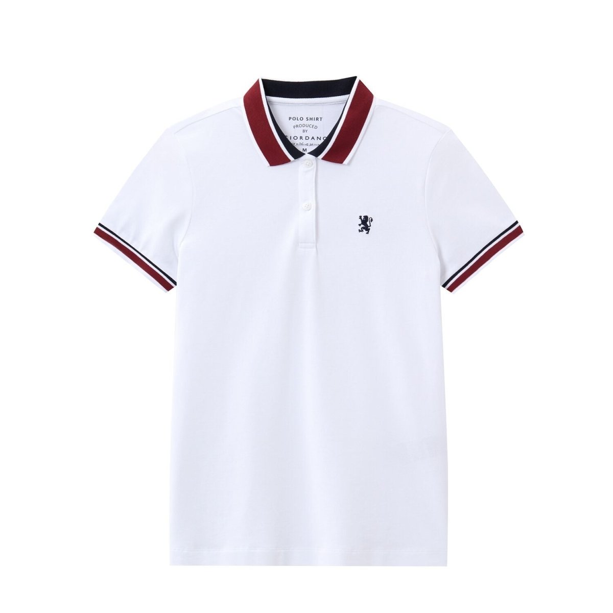 Women’S Classic Slim Fit Cotton - Lycra Piqué Polo - Giordano