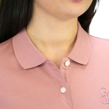 Women's Classic Slim Fit Embroidery Liquid Touch Solid Polo - Giordano