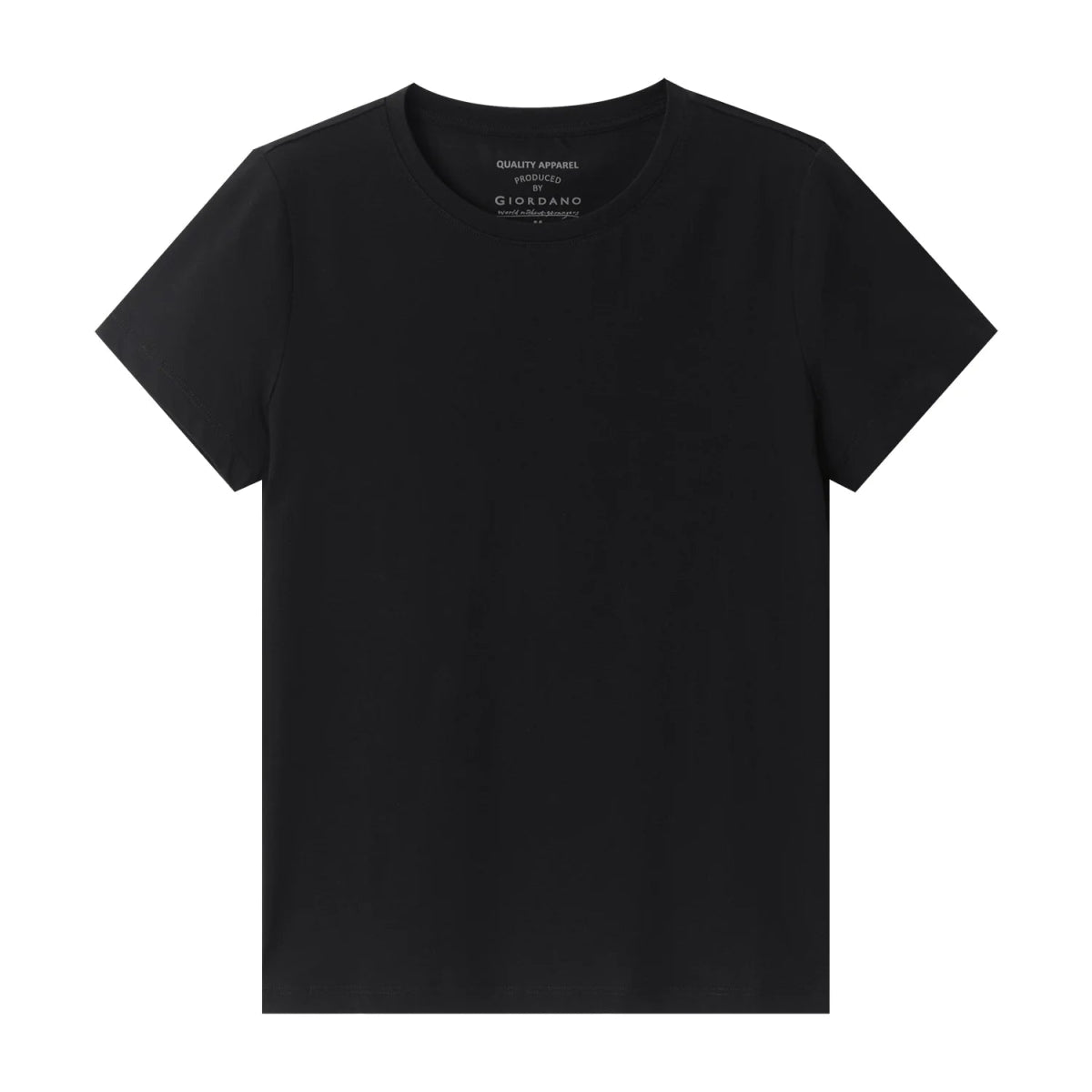 Women's Comfort Fit Crew Neck Cotton Poly Jersey Tee S - Shop Giordano