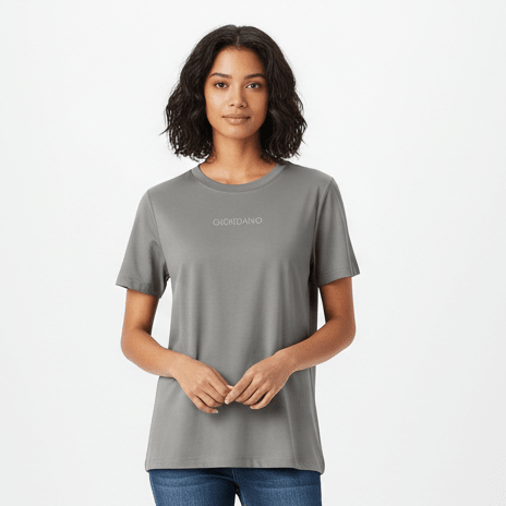 Giordano Women's Comfort Fit Liquid Touch Tee - first_variant_option_2 Premium Tee for Giordano