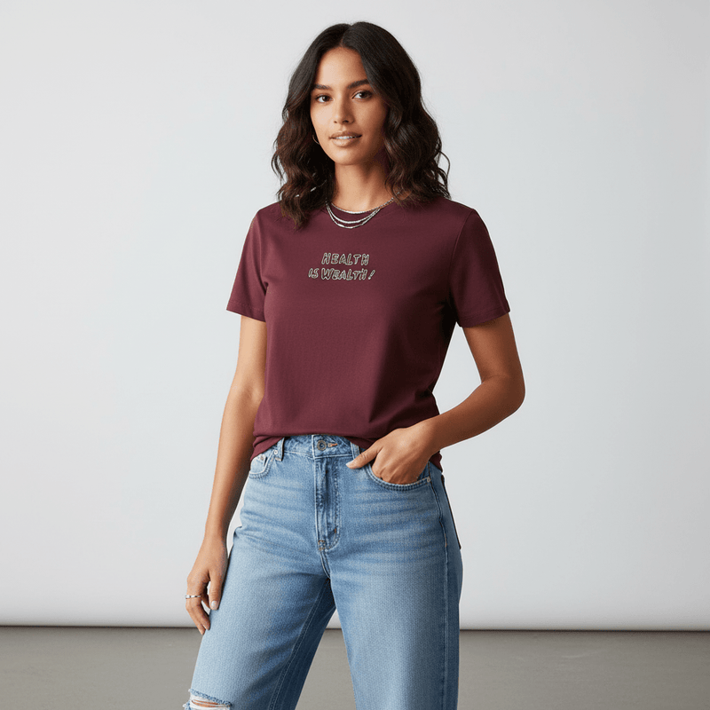 Women’S Comfort Fit Printed Crew Neck Cotton Jersey Tee S - Shop Giordano