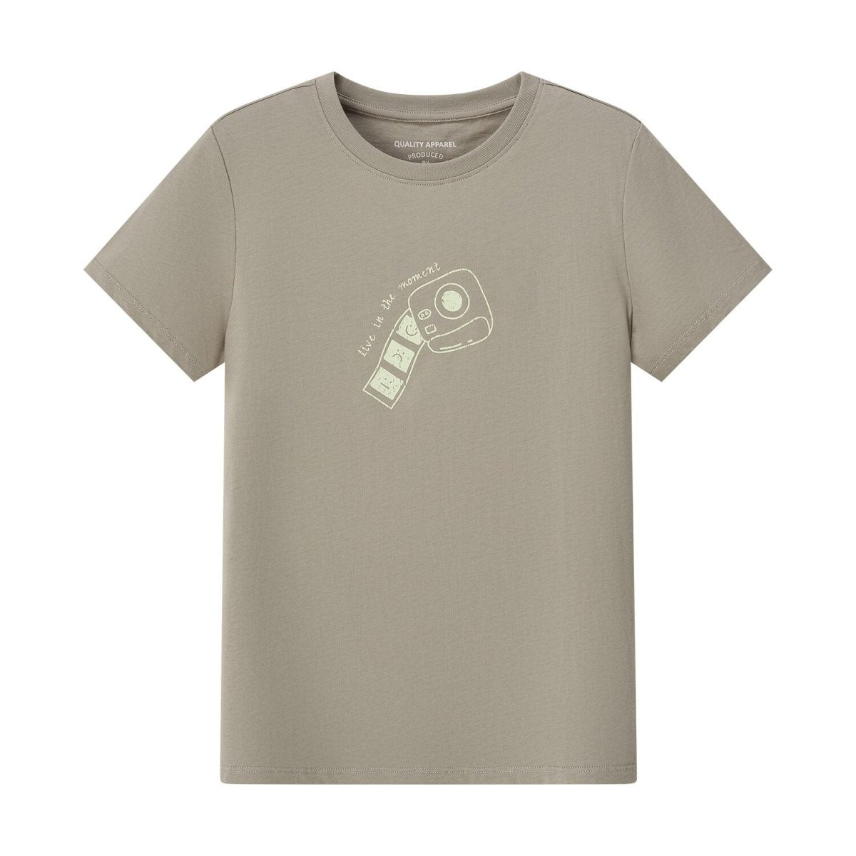 Women’S Comfort Fit Printed Crew Neck Cotton Jersey Tee S - Shop Giordano