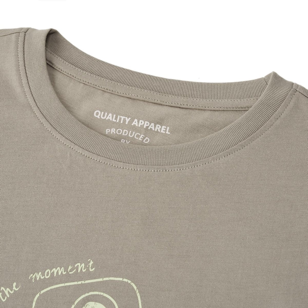 Women’S Comfort Fit Printed Crew Neck Cotton Jersey Tee S - Shop Giordano