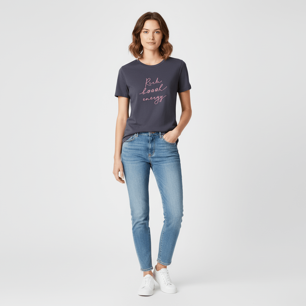 Women’S Comfort Fit Printed Crew Neck Cotton Jersey Tee S - Shop Giordano