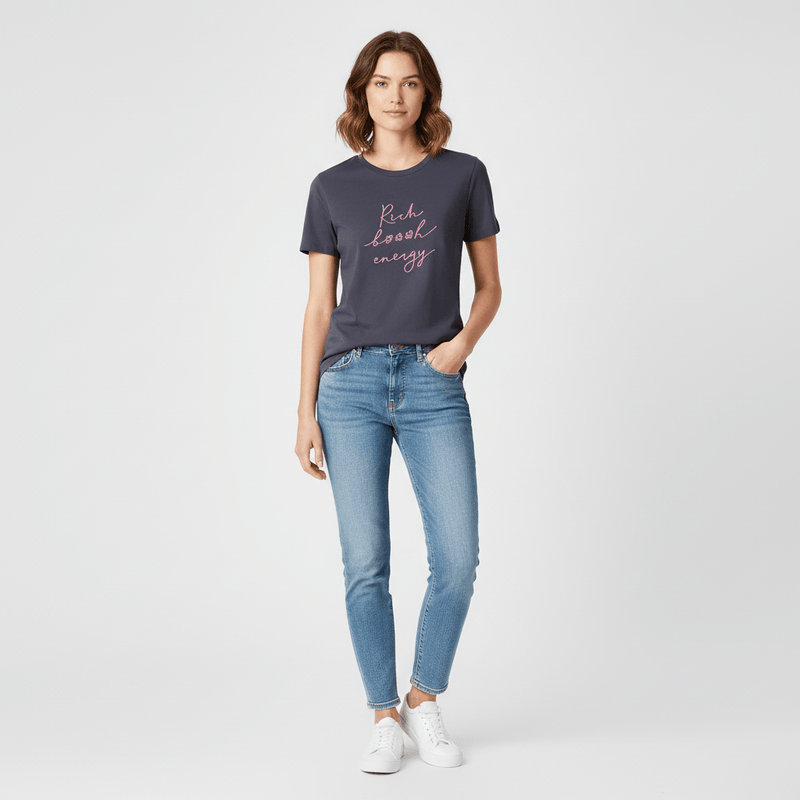 Women’S Comfort Fit Printed Crew Neck Cotton Jersey Tee S - Shop Giordano