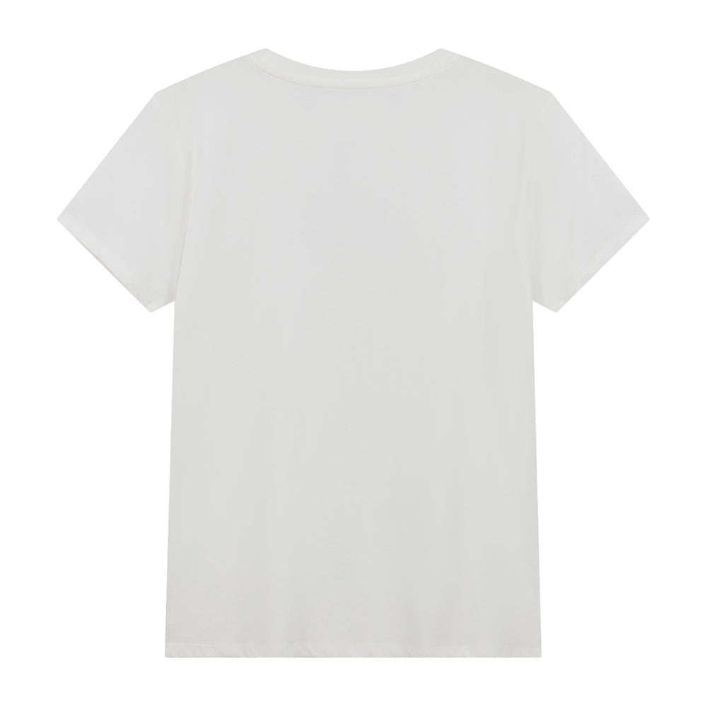 Women’S Comfort Fit Printed Crew Neck Cotton Jersey Tee S - Shop Giordano