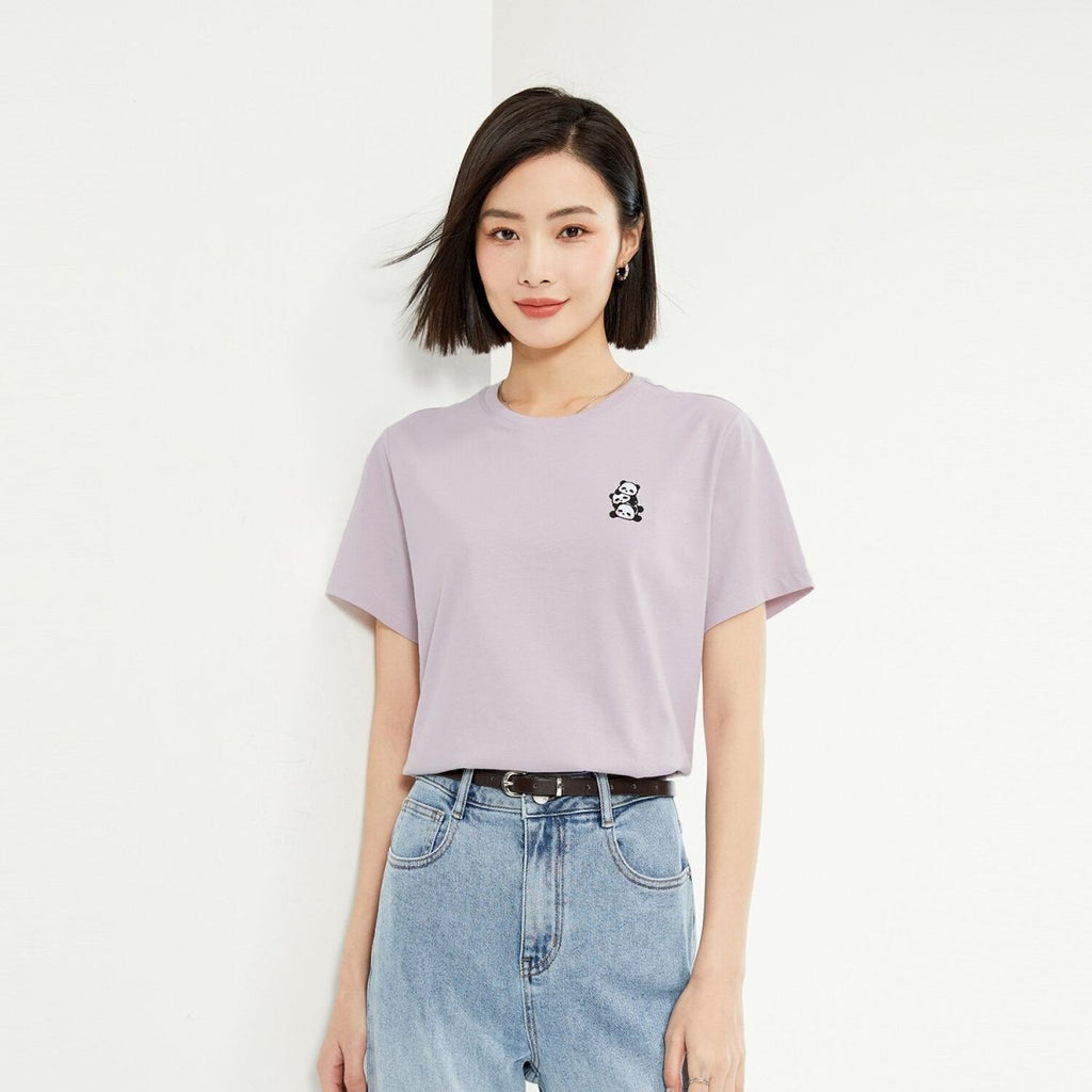 Women's Comfort Fit Printed Tee S - Shop Giordano