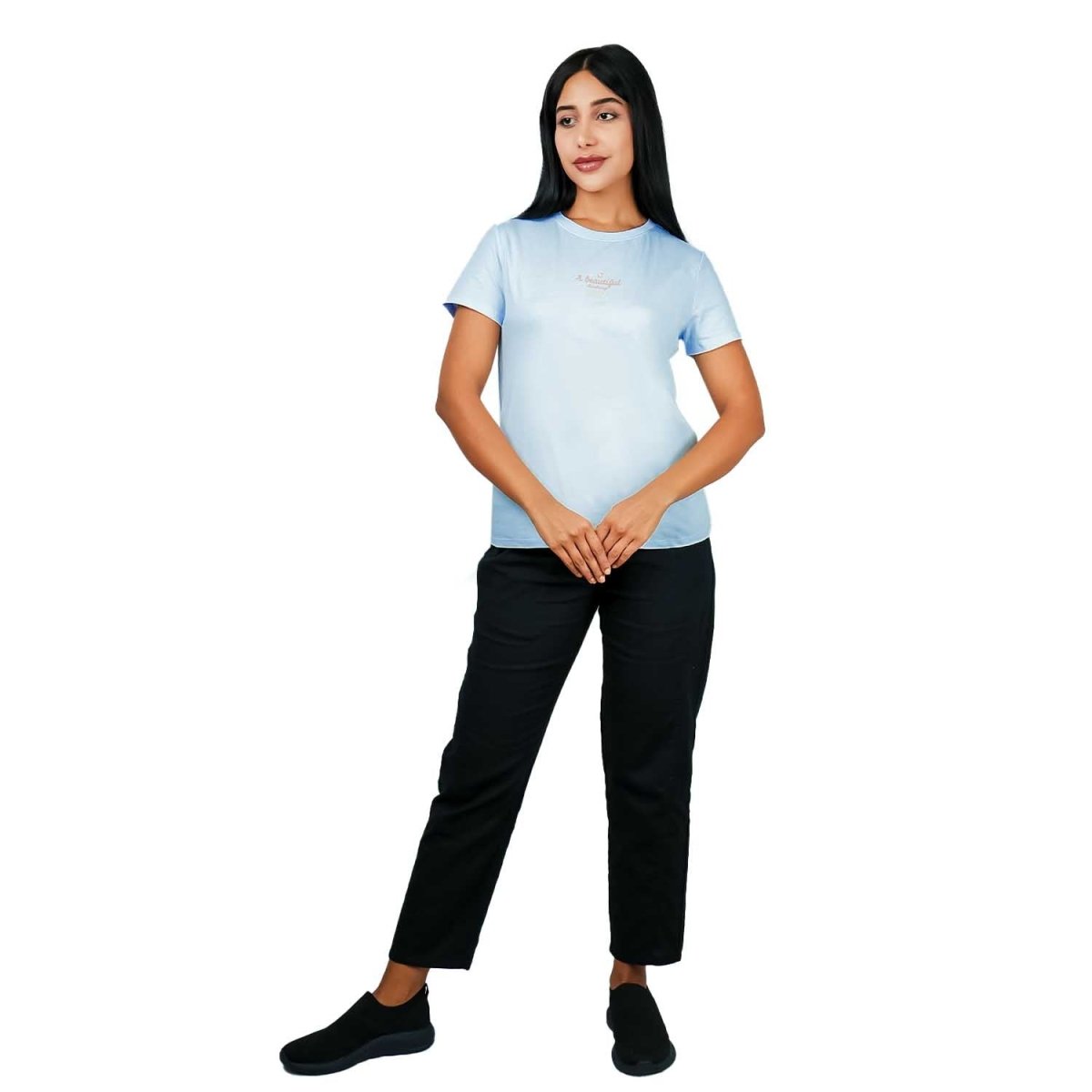 Women's Comfort Print Cotton Jersey Short Sleeve Tee - Giordano