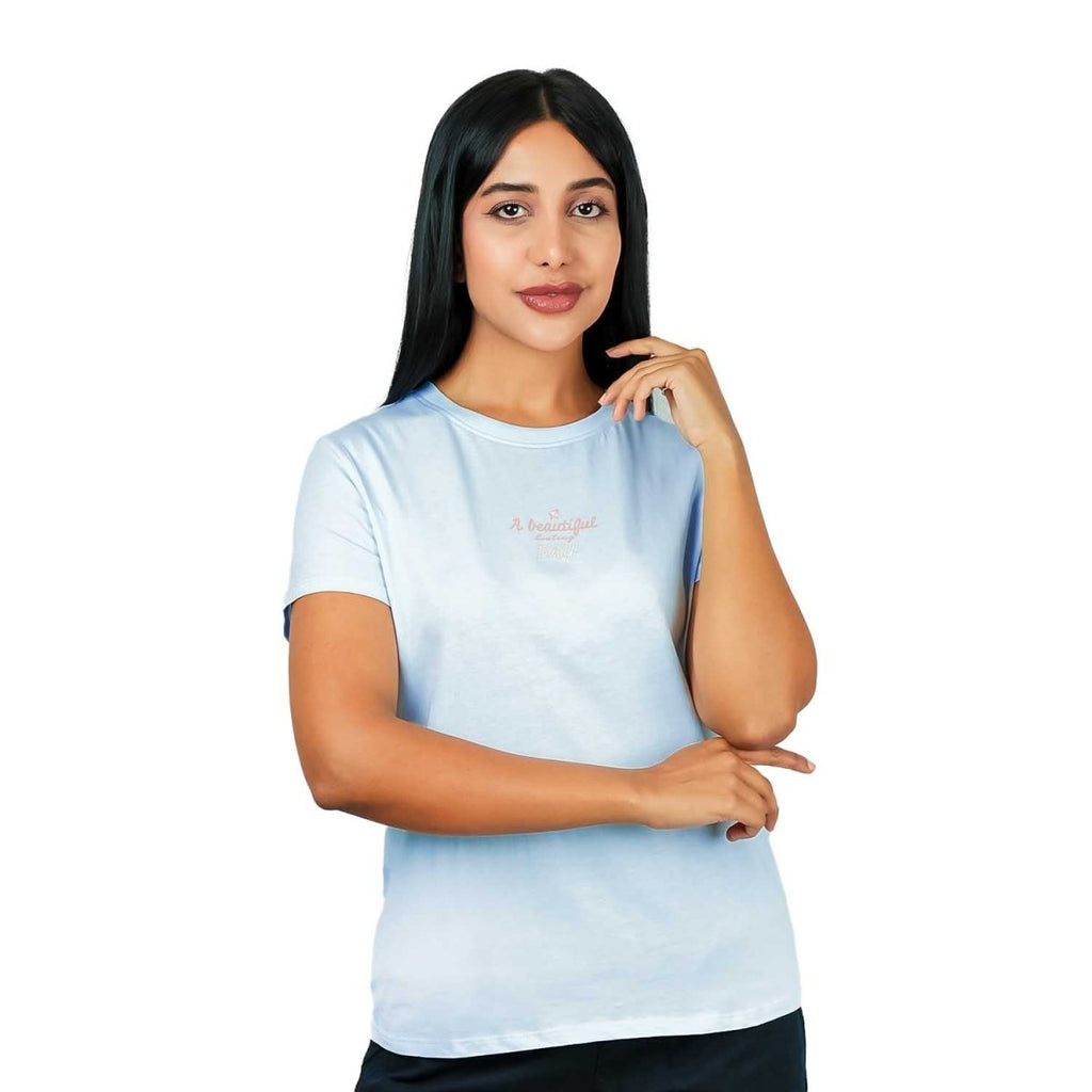 Women's Comfort Print Cotton Jersey Short Sleeve Tee S - Shop Giordano