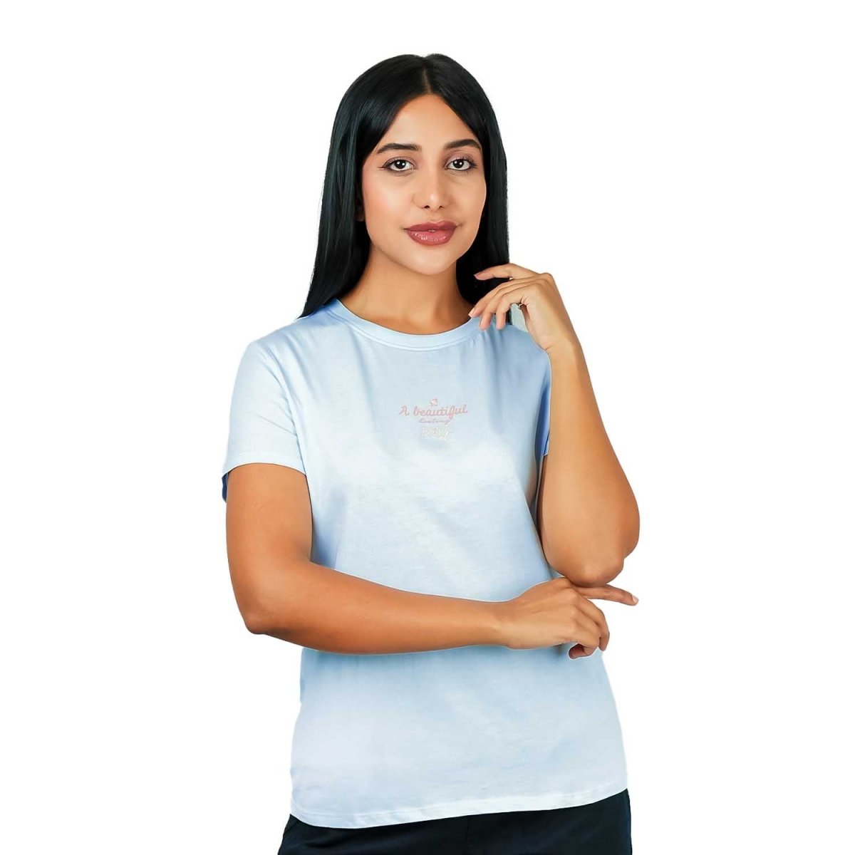 Women's Comfort Print Cotton Jersey Short Sleeve Tee - Giordano