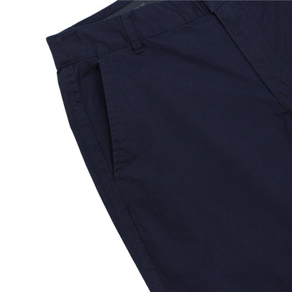 Women's Cotton Elastane Twill Mid Rise Elastic Waist Pants - Giordano