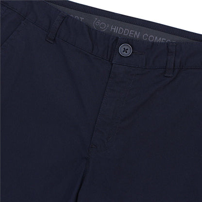 Women's Cotton Elastane Twill Mid Rise Elastic Waist Pants - Giordano