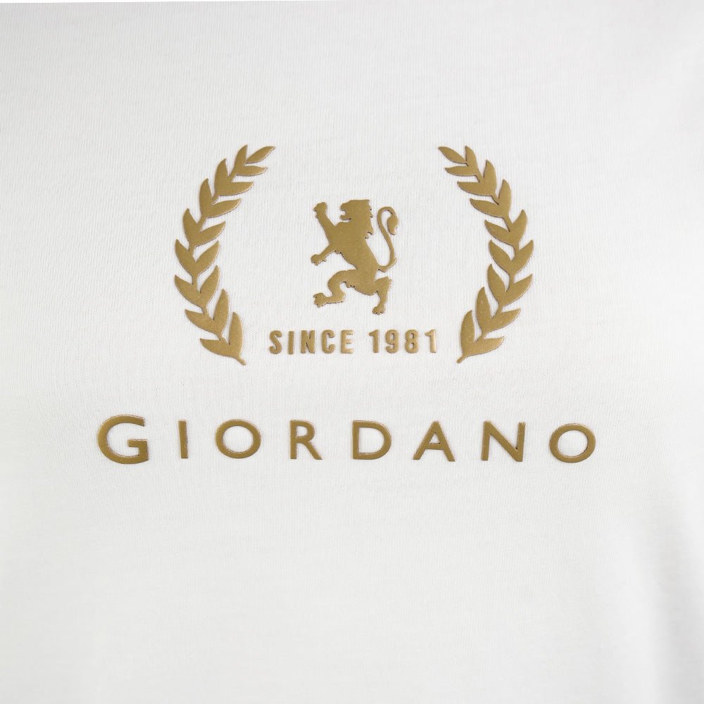 Giordano Women's Cotton Jersey Crew Neck Print Tee - first_variant_option_2 Premium Print Tee for Giordano