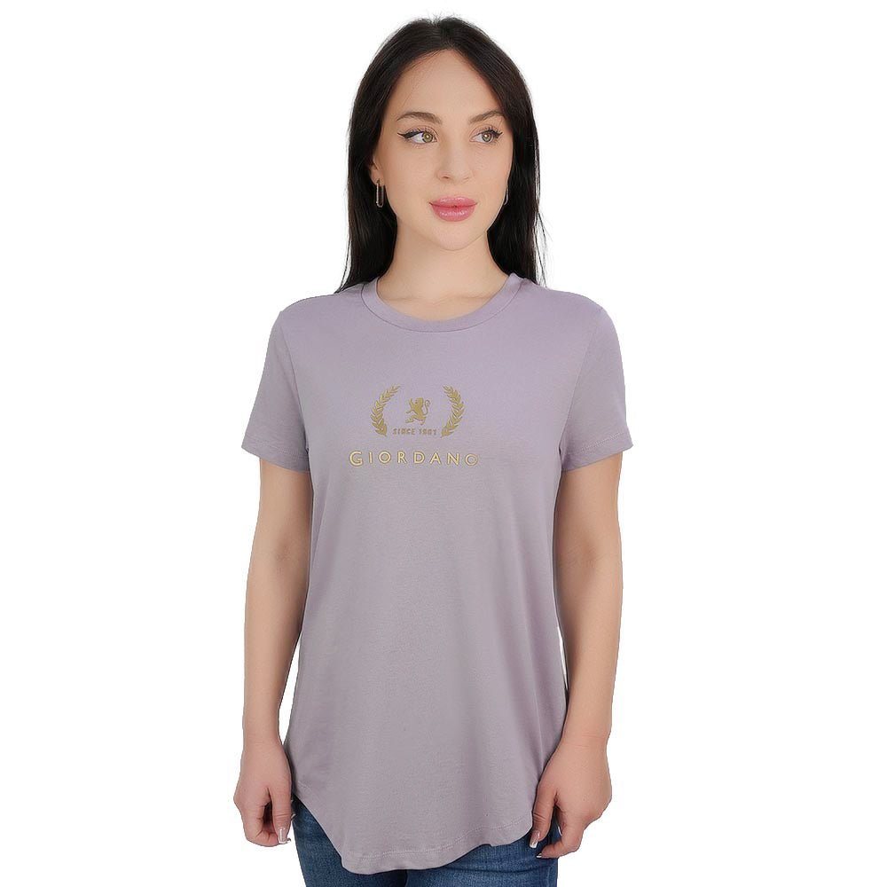 Women’S Cotton Jersey Crew Neck Print Tee S - Shop Giordano