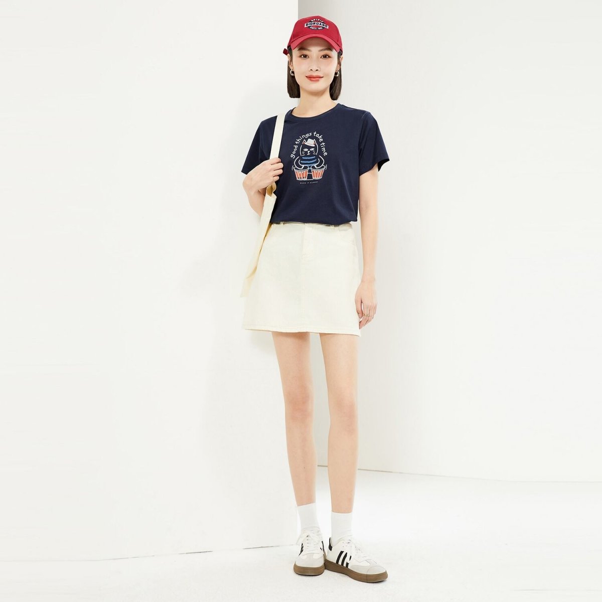 Women’S Cotton Jersey Crew Neck Printed Tee | Online Exclusive S - Shop Giordano