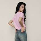 Women's Cotton Jersey Loose Fit Crew Neck Tee | Korea Collection S - Shop Giordano