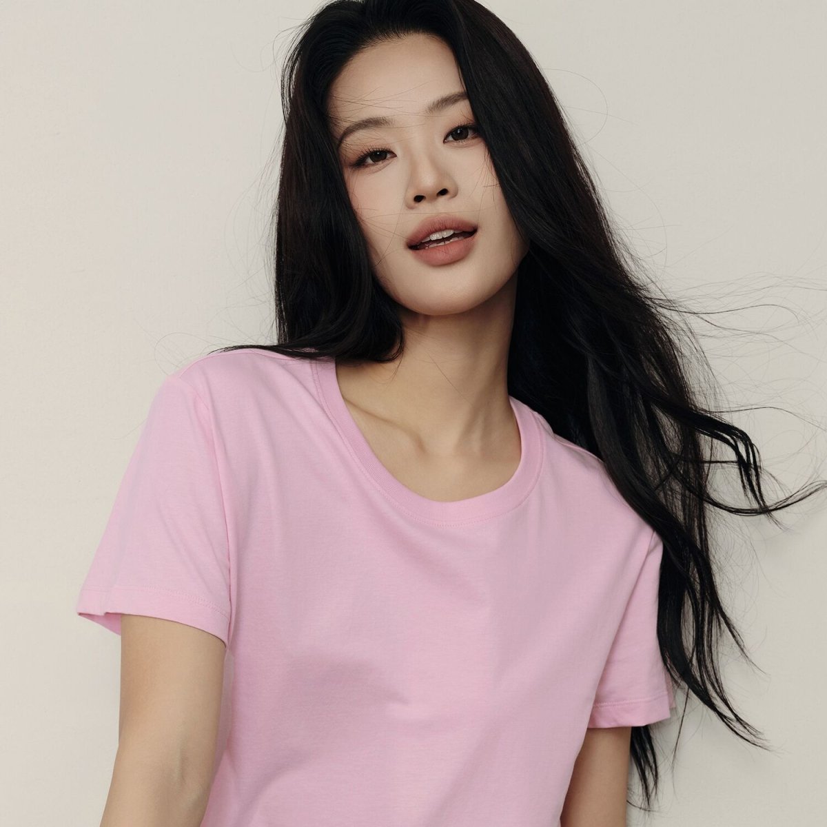 Women's Cotton Jersey Loose Fit Crew Neck Tee | Korea Collection - Giordano