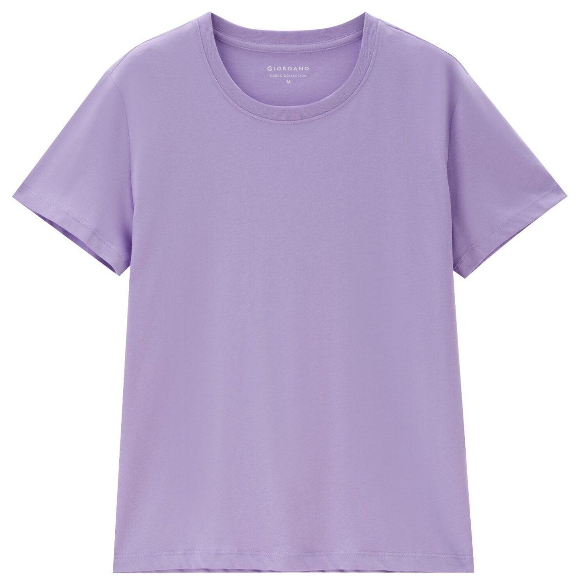 Women's Cotton Jersey Loose Fit Crew Neck Tee | Korea Collection - Giordano