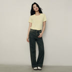 Women's Cotton Jersey Loose Fit Crew Neck Tee | Korea Collection S - Shop Giordano