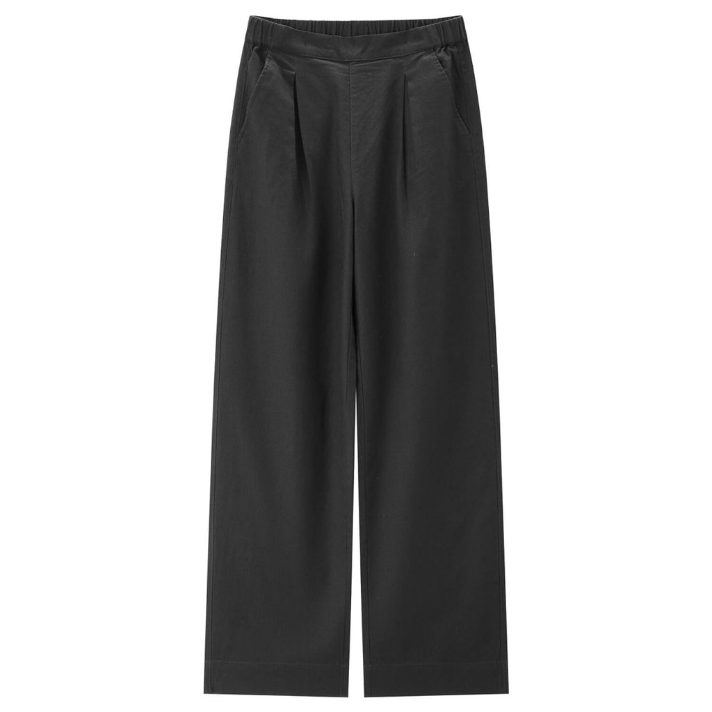 Women's Cotton - Linen Twill Pants S - Shop Giordano
