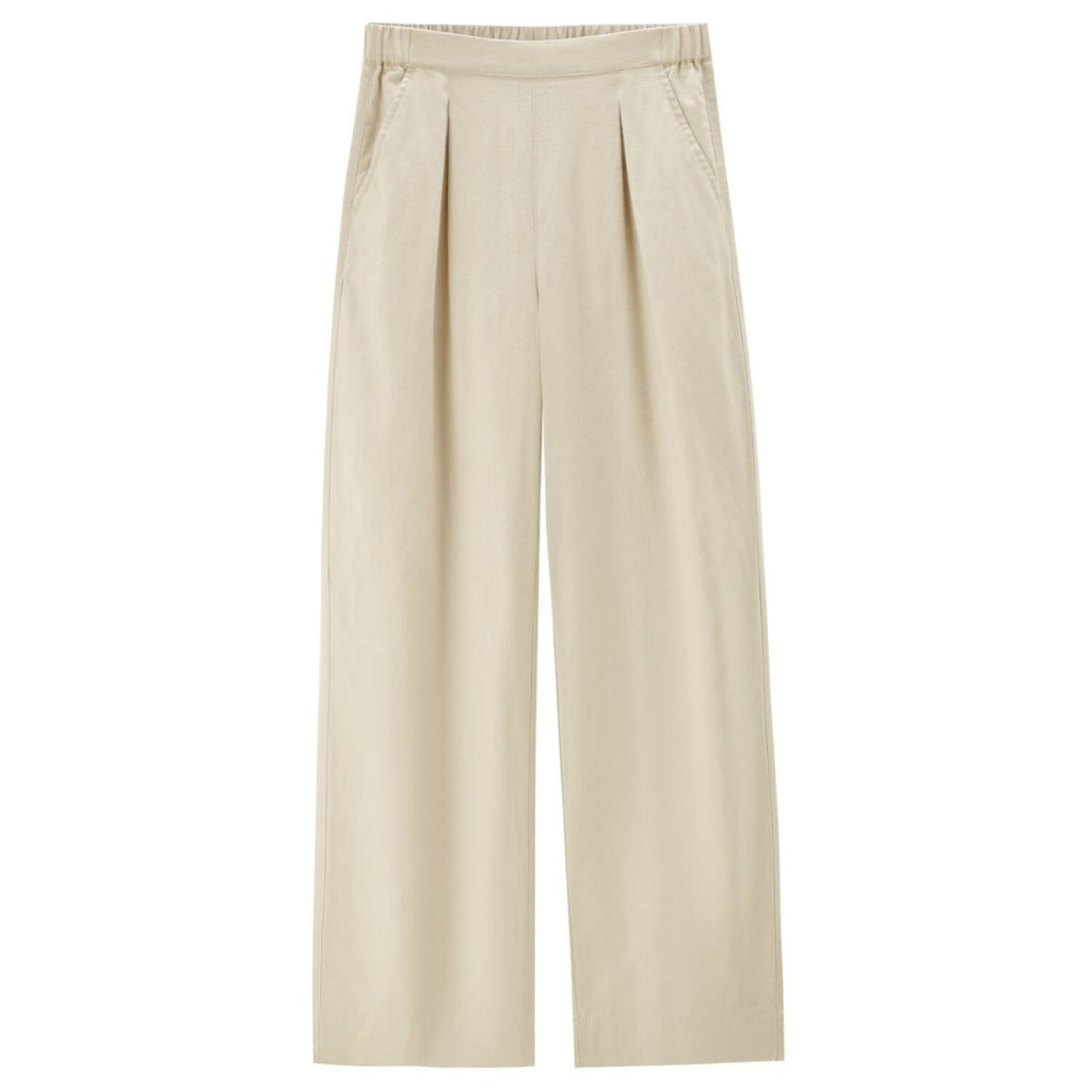 Women's Cotton - Linen Twill Pants S - Shop Giordano