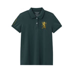Women's Cotton Lycra 3D Lion Embroidery Polo S - Shop Giordano