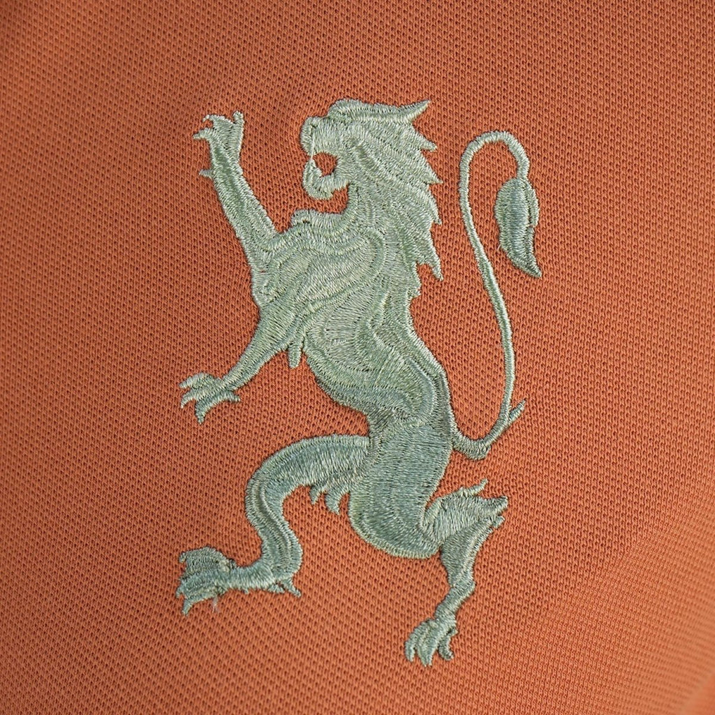 Women's Cotton Lycra 3D Lion Embroidery Polo S - Shop Giordano