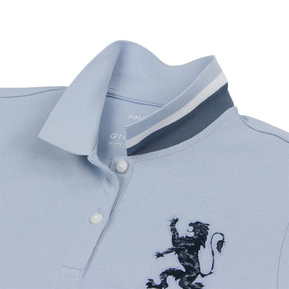 Women's Cotton Lycra 3D Lion Embroidery Polo - Giordano