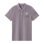 Women's Cotton Lycra 3D Lion Embroidery Polo S - Shop Giordano